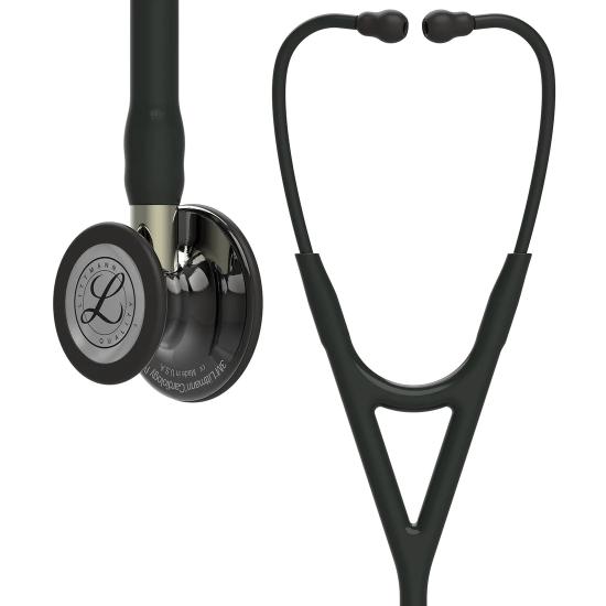 3M™ Littmann® Kardiyoloji IV Stetoskop 6204, Siyah&Şampanya Kök&Özel Duman Çan 
